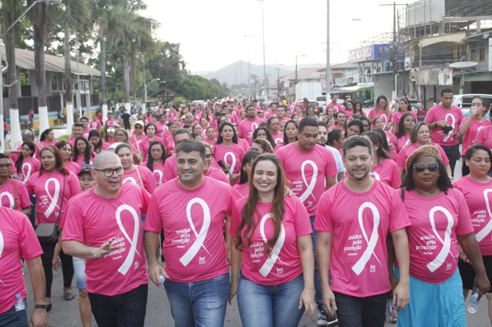 Caminhada do Outubro Rosa marca ações de combate ao câncer de Mama.